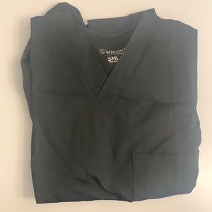 Allheart basic scrub top black S